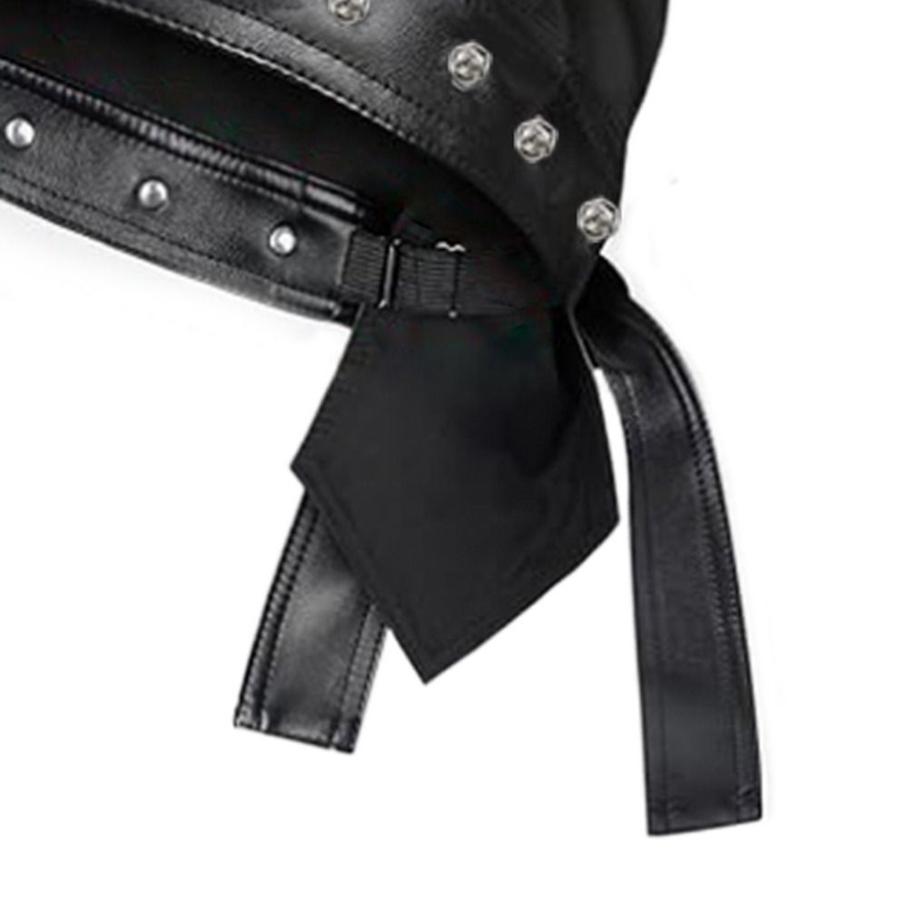 New PU Leather Black Biker Cap – обзор и цена Bandana Doo Rag