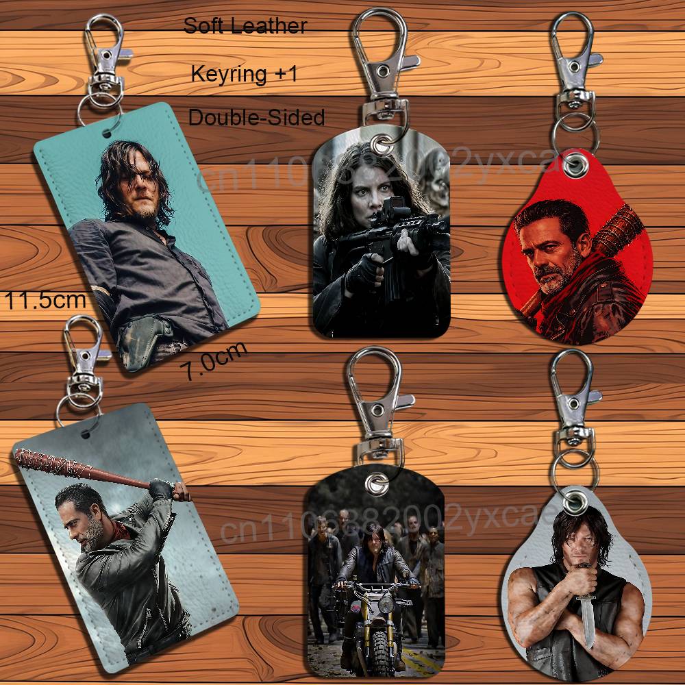 Negan Maggie Walking Dead Leat – обзор и цена Lanyard Badge Holder